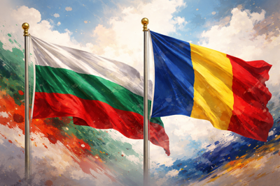 България и Румъния – флагове